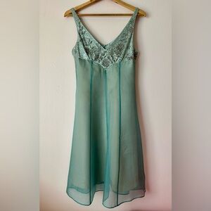 Rebecca Taylor Aqua Embellished Dress
